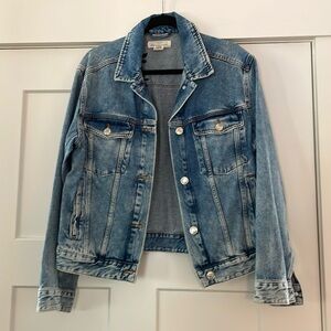 Blue embroidered Jean jacket